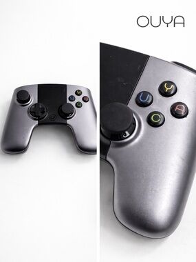 OUYA Wireless Gaming Controller Gray Black